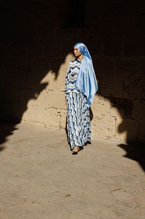 شال آبی زنانه Mooncorn - کد 924647896