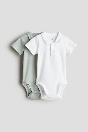 بادی رنگی بچه گانه یقه پولو H&M - کد 925295587