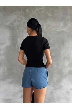 بلوز رنگی زنانه چاپی Modalaros - کد 924658403