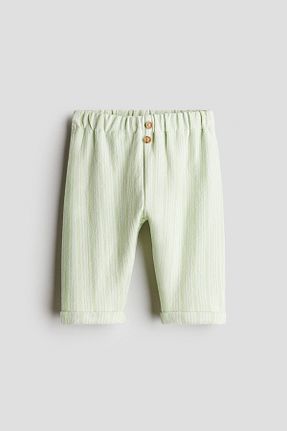 شلوار سبز بچه گانه پاچه لوله تفنگی H&M - کد 925296353