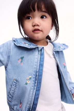 کت آبی بچه گانه پنبه ای H&M - کد 925295491