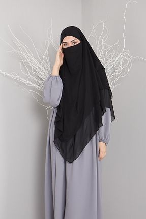 روسری مشکی شیفون Mihrisina collection - کد 924661279