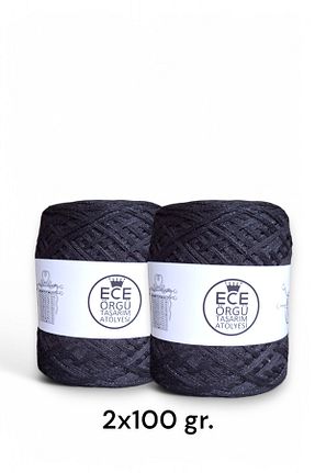 نخ بافندگی مشکی Ece Örgü Tasarım Atölyesi - کد 924661125