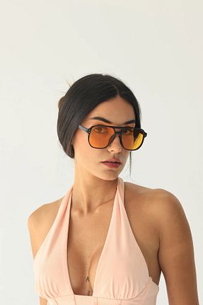 عینک آفتابی مشکی زنانه UV400 LShop - کد 924661603
