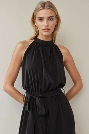 سرهمی مشکی زنانه آستین ژولیده/ چروک Hiccup - کد 920768392