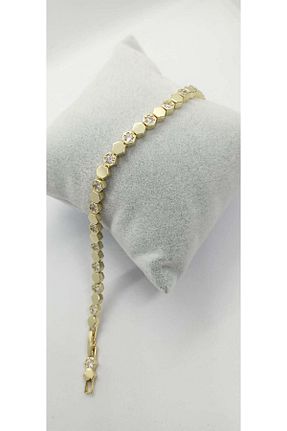 دستبند استیل (فولاد) طلائی استیل (فولاد) ndjewelry - کد 924679391