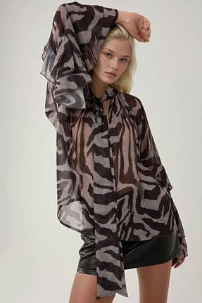 بلوز رنگی زنانه رگولار Hiccup - کد 904981908