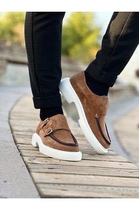 کفش کژوال قهوه ای مردانه پاشنه کوتاه (1 - 4 سانتی متر) ByItallanoshoes - کد 924690136