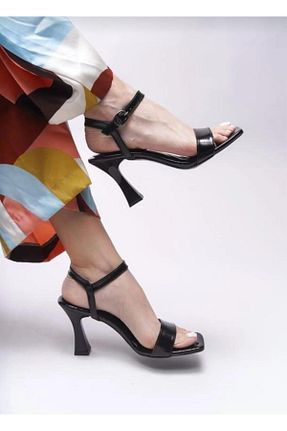 کفش پاشنه بلند کلاسیک مشکی زنانه PU Bİ&CO - کد 924694909
