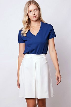 دامن بژ زنانه مخلوط پلی استر CoolLook - کد 924697630