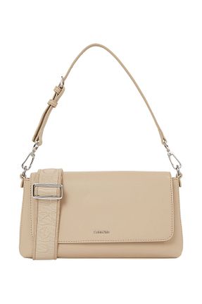 کیف پستچی بژ زنانه Calvin Klein - کد 924708132