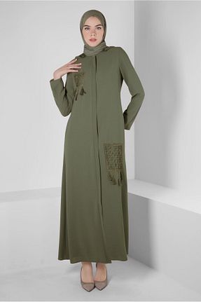 مانتو بلند حجاب سبز زنانه Alvina - کد 805951140