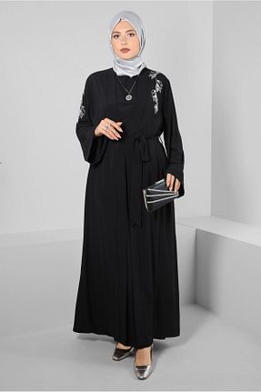 کلاه و ابایا مشکی زنانه پلی استر Alvina - کد 802137010