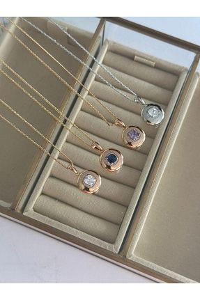 گردنبند استیل ( فولاد ) بنفش زنانه استیل (فولاد) MyladyAccessoriess - کد 767564480