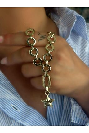 گردنبند استیل ( فولاد ) رنگی زنانه استیل (فولاد) MyladyAccessoriess - کد 834917137