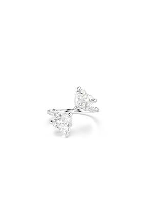 انگشتر جواهر قهوه ای زنانه فلزی Swarovski - کد 923656288
