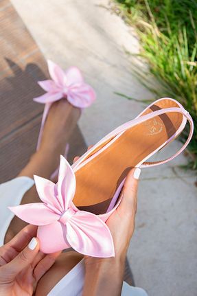 بابت صورتی زنانه پارچه ای Fox Shoes - کد 44600514