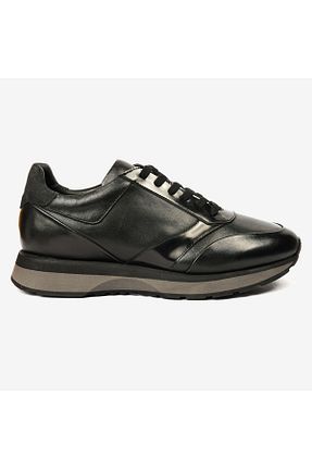 کفش اسنیکر مشکی مردانه چرم اصل Greyder - کد 855587882