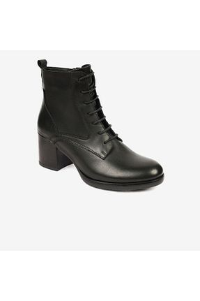 بوت / نیم بوت مشکی زنانه چرم خالص Greyder - کد 858694555