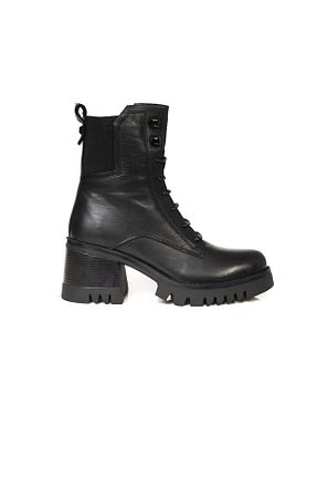 بوت / نیم بوت مشکی زنانه چرم خالص Greyder - کد 767141673
