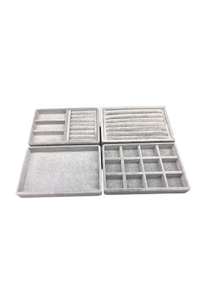 نظم دهنده کمد طوسی 444 MeGass Dekor - کد 767111417