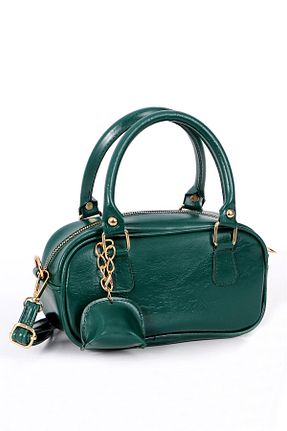 کیف دوشی خاکی زنانه چرم مصنوعی Bipanya - کد 923709390