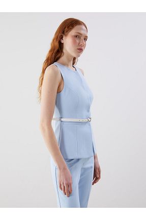 جلیقه آبی زنانه رگولار LC Waikiki - کد 924352483