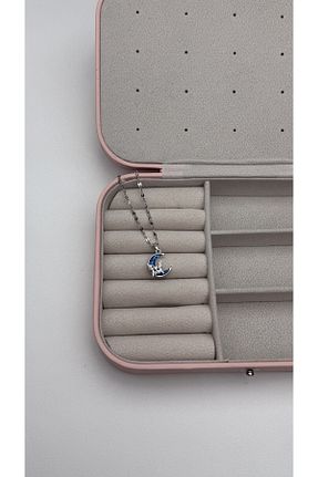 گردنبند استیل ( فولاد ) بنفش زنانه استیل ضد زنگ lilith accesuary - کد 872045499