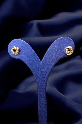 گوشواره طلا طلائی زنانه 8 عیار Altınaşkı - کد 923728530