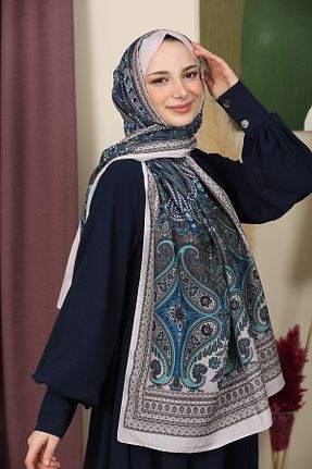 شال صورتی زنانه پنبه ای aldyoo - کد 923729153