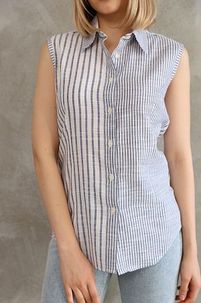 پیراهن سرمه ای زنانه اسلیم فیت Butik - کد 923735374
