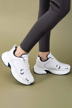 کفش اسنیکر سفید زنانه بند دار ARTSHOES - کد 923751257
