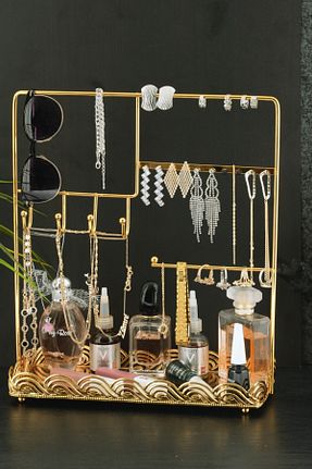 نظم دهنده جواهرات و آرایش طلائی فلزی Yaren Style - کد 924363408