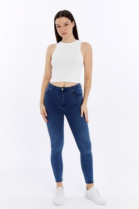 رکابی سفید زنانه یقه هالتر Maison La Femme - کد 920587367