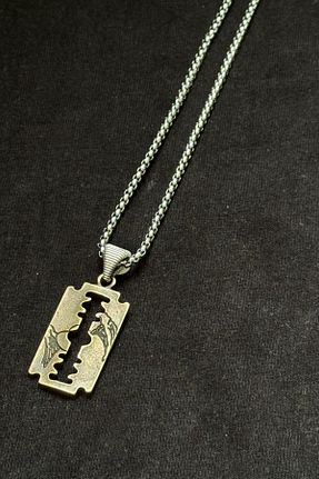 گردنبند استیل ( فولاد ) مردانه استیل (فولاد) cheetah quality - کد 923780076