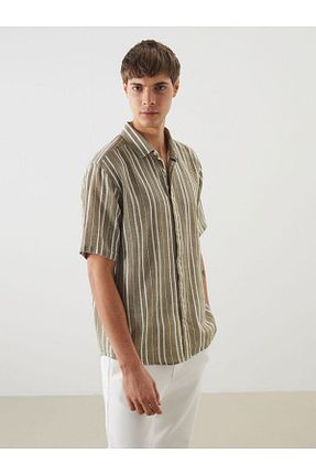 پیراهن سبز مردانه رگولار LC Waikiki - کد 924415579