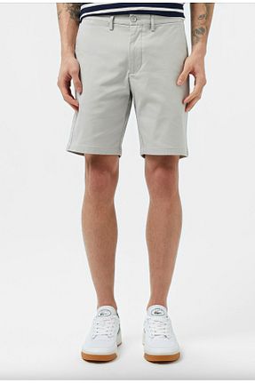 شلوارک و برمودا طوسی مردانه اسلیم فیت Lacoste - کد 923783652