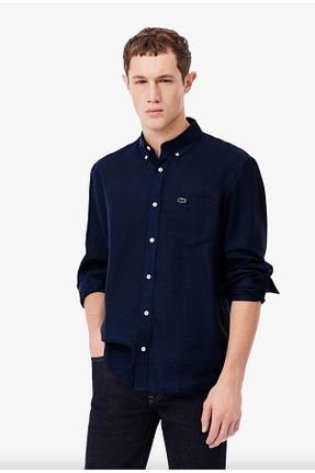 پیراهن سرمه ای مردانه رگولار Lacoste - کد 923785953