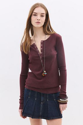 بادی زرشکی زنانه یقه ایستاده No Matter What - کد 923797429
