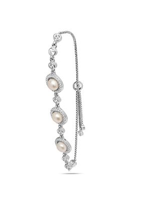 دستبند نقره زنانه 925 عیار Brezza Lusso Jewelry - کد 858153582