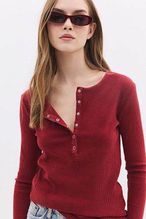 بادی قرمز زنانه یقه ایستاده No Matter What - کد 923797419