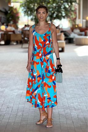 لباس بژ زنانه بافتنی Nevin Kaya Moda - کد 923837662