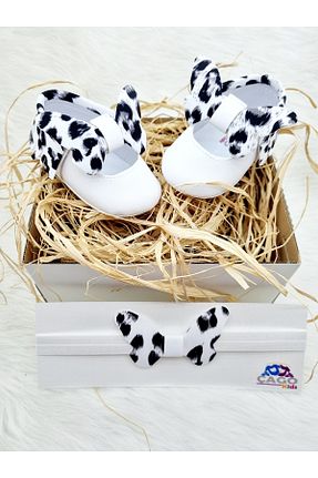 پاپوش سفید بچه گانه چرم مصنوعی Çago kids - کد 924306532