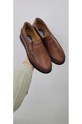 کفش کلاسیک قهوه ای مردانه پارچه ای hk - کد 817746169