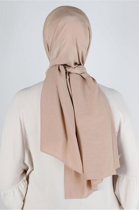 شال بژ زنانه پلی استر Alvina - کد 798335255