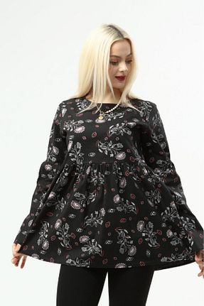 پیراهن بارداری مشکی زنانه رگولار LadyMina Pijama - کد 455971798