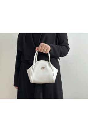 کیف دوشی سفید زنانه ÇANTA - کد 923889128