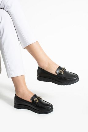 کفش کلاسیک مشکی زنانه چرم مصنوعی KAOF SHOES - کد 922982721