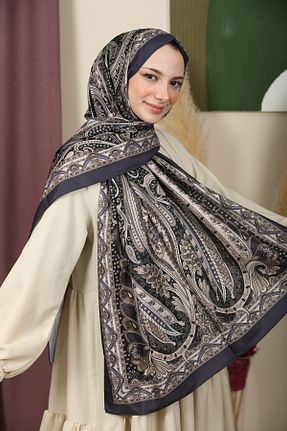 شال بنفش زنانه پنبه ای aldyoo - کد 923901716