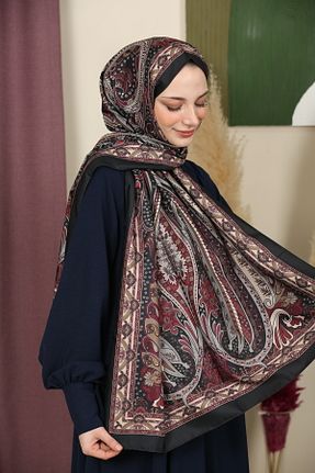 شال مشکی زنانه پنبه ای aldyoo - کد 923901696